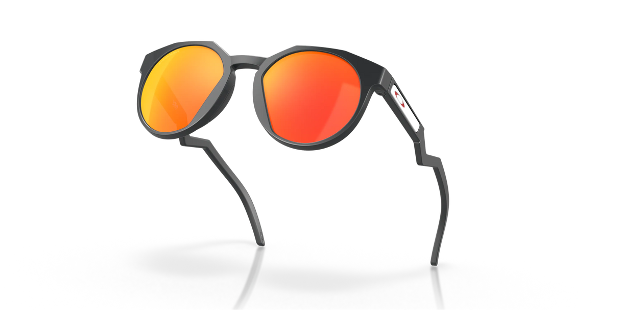 Oakley HSTN - Matte Carbon Frame with Prizm Ruby Lens-Sunglasses-troggs.com