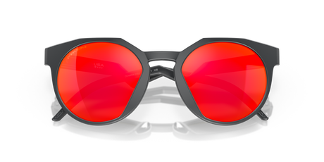 Oakley HSTN - Matte Carbon Frame with Prizm Ruby Lens-Sunglasses-troggs.com