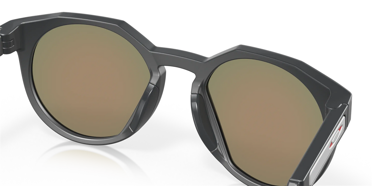 Oakley HSTN - Matte Carbon Frame with Prizm Ruby Lens-Sunglasses-troggs.com