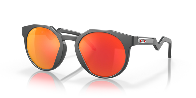 Oakley HSTN - Matte Carbon Frame with Prizm Ruby Lens-Sunglasses-troggs.com