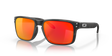 Oakley Holbrook - Matte Black Camo Frame with Prizm Ruby Lens-Sunglasses-troggs.com