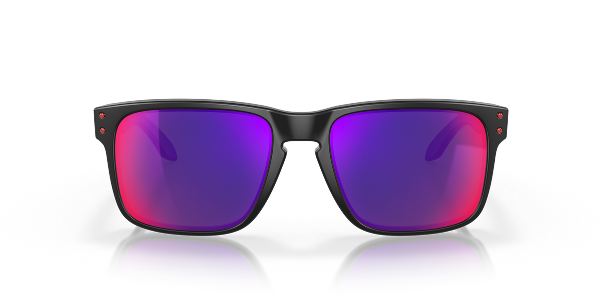 Oakley Holbrook - Matte Black Frame with Positive Red Iridium Lens-troggs.com