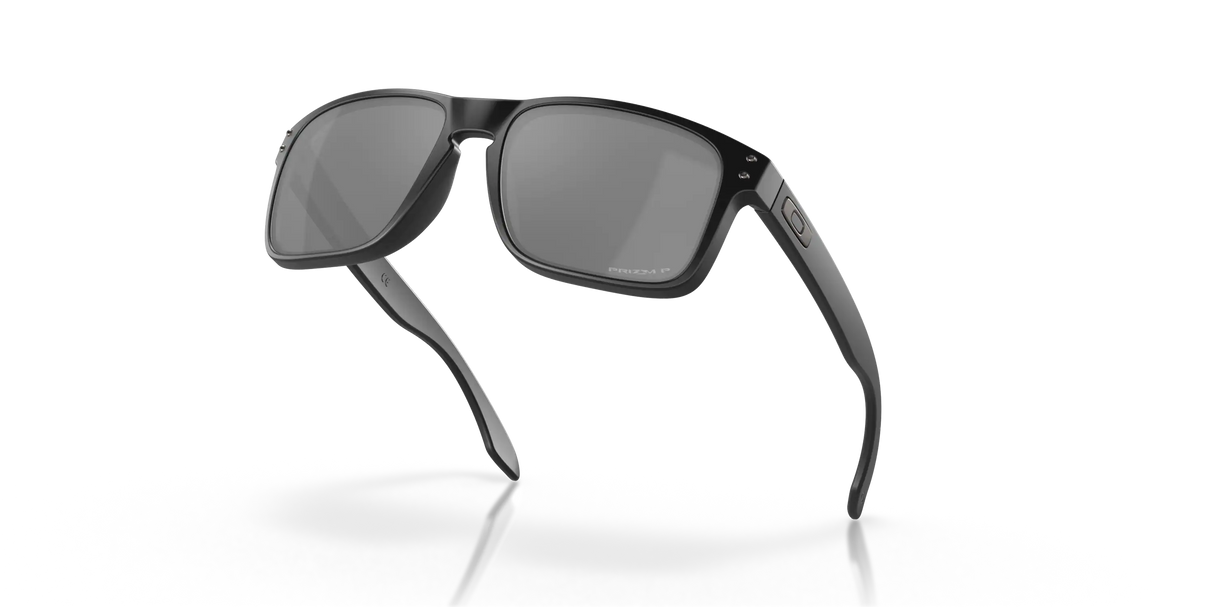 Oakley Holbrook - Matte Black Frame with Prizm Black Polarized Lens-Sunglasses-troggs.com