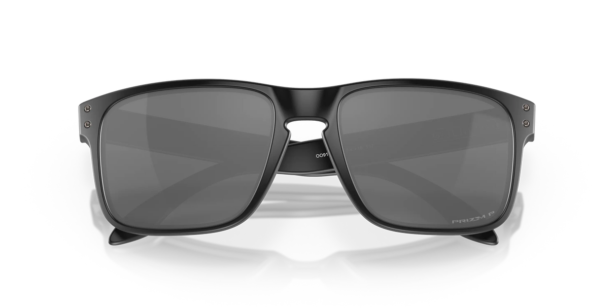 Oakley Holbrook - Matte Black Frame with Prizm Black Polarized Lens-Sunglasses-troggs.com
