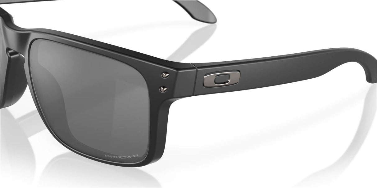Oakley Holbrook - Matte Black Frame with Prizm Black Polarized Lens-Sunglasses-troggs.com
