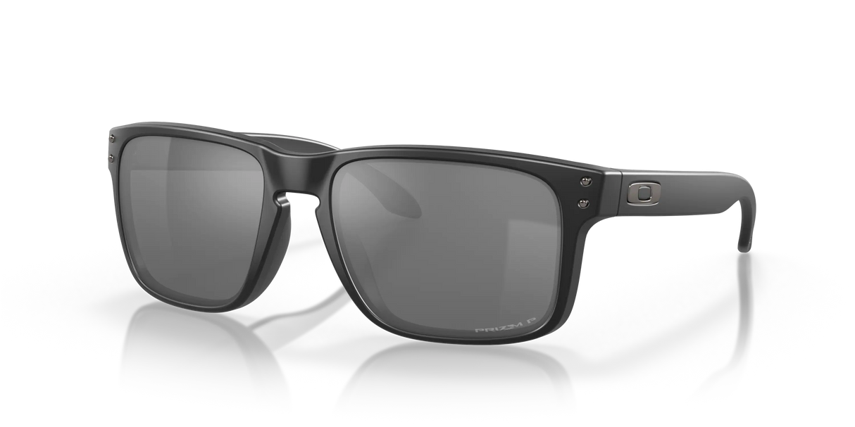 Oakley Holbrook - Matte Black Frame with Prizm Black Polarized Lens-Sunglasses-troggs.com