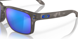 Oakley Holbrook - Matte Black Tortoise Frame with Prizm Sapphire Polarized Lens-Sunglasses-troggs.com