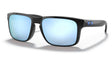 Oakley Holbrook - Polished Black Frame with Prizm Deep Water Polar Lens-Sunglasses-troggs.com