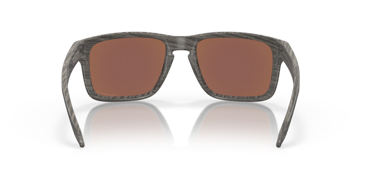 Oakley Holbrook - Woodgrain Frame with Prizm Deep Water Polarized Lens-Sunglasses-troggs.com