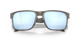 Oakley Holbrook - Woodgrain Frame with Prizm Deep Water Polarized Lens-Sunglasses-troggs.com