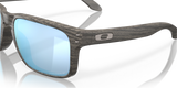 Oakley Holbrook - Woodgrain Frame with Prizm Deep Water Polarized Lens-Sunglasses-troggs.com