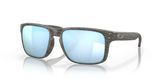 Oakley Holbrook - Woodgrain Frame with Prizm Deep Water Polarized Lens-Sunglasses-troggs.com