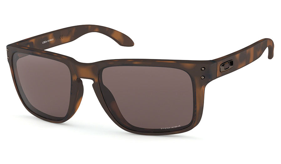 Oakley Holbrook XL - Matte Brown Tortoise Frame with Prizm Black Lens-Sunglasses-troggs.com