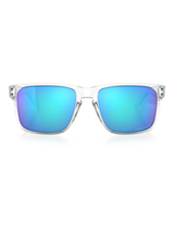 Oakley Holbrook XL - Polished Clear Frame with Prizm Sapphire Irid Polarised Lens