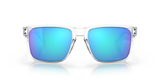 Oakley Holbrook XL - Polished Clear Frame with Prizm Sapphire Irid Polarised Lens-Sunglasses-troggs.com