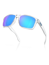 Oakley Holbrook XL - Polished Clear Frame with Prizm Sapphire Irid Polarised Lens