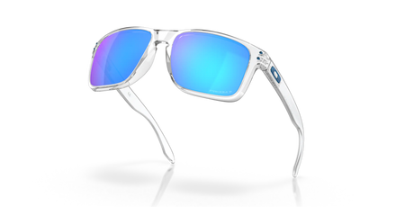 Oakley Holbrook XL - Polished Clear Frame with Prizm Sapphire Irid Polarised Lens-Sunglasses-troggs.com
