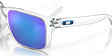 Oakley Holbrook XL - Polished Clear Frame with Prizm Sapphire Irid Polarised Lens-Sunglasses-troggs.com