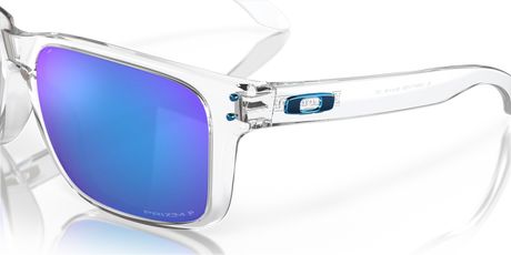 Oakley Holbrook XL - Polished Clear Frame with Prizm Sapphire Irid Polarised Lens-Sunglasses-troggs.com