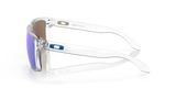 Oakley Holbrook XL - Polished Clear Frame with Prizm Sapphire Irid Polarised Lens-Sunglasses-troggs.com