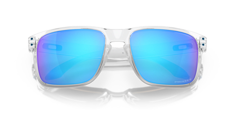 Oakley Holbrook XL - Polished Clear Frame with Prizm Sapphire Irid Polarised Lens-Sunglasses-troggs.com