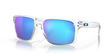 Oakley Holbrook XL - Polished Clear Frame with Prizm Sapphire Irid Polarised Lens-Sunglasses-troggs.com