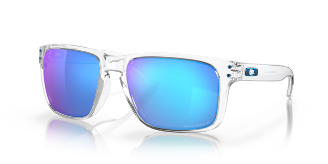 Oakley Holbrook XL - Polished Clear Frame with Prizm Sapphire Irid Polarised Lens-Sunglasses-troggs.com