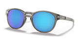 Oakley Latch - Matte Grey Ink Frame Sapphire Iridium Polarized Lens-Sunglasses-troggs.com
