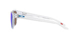 Oakley Manorburn - Polished Clear Frame with Prizm Sapphire Lens-Sunglasses-troggs.com