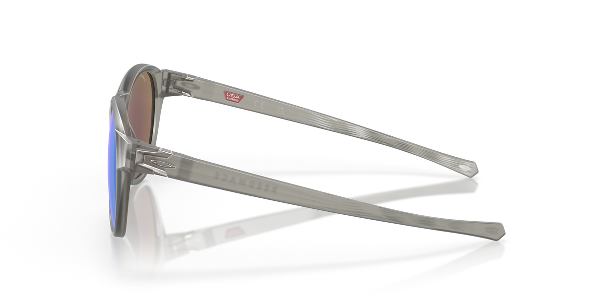 Oakley Reedmace - Matte Grey Ink Frame with Prizm Sapphire Lens-Sunglasses-troggs.com