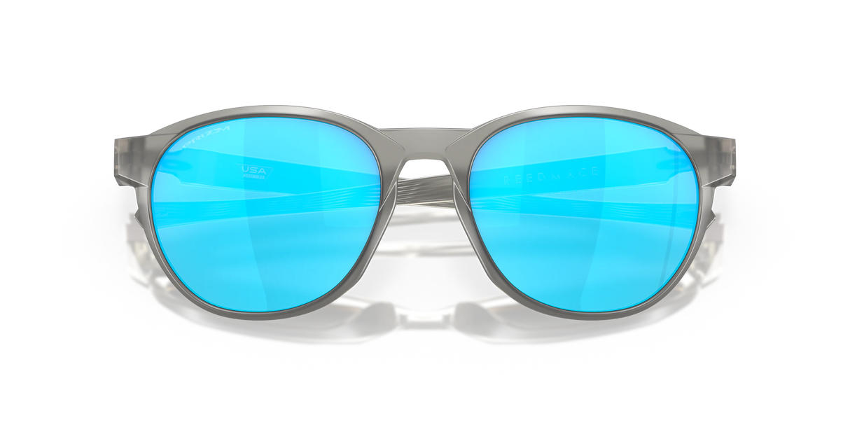Oakley Reedmace - Matte Grey Ink Frame with Prizm Sapphire Lens-Sunglasses-troggs.com