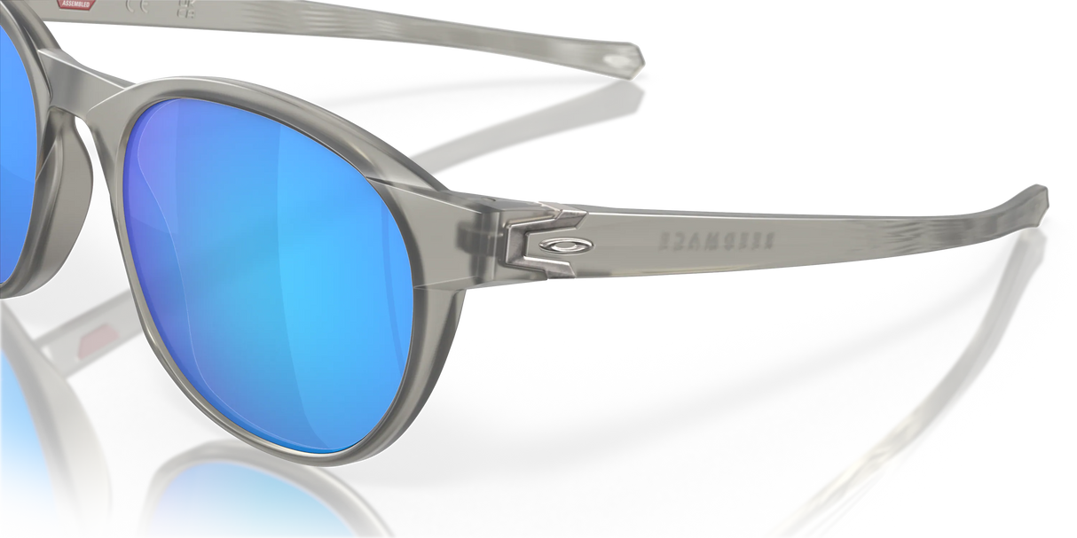 Oakley Reedmace - Matte Grey Ink Frame with Prizm Sapphire Lens-Sunglasses-troggs.com