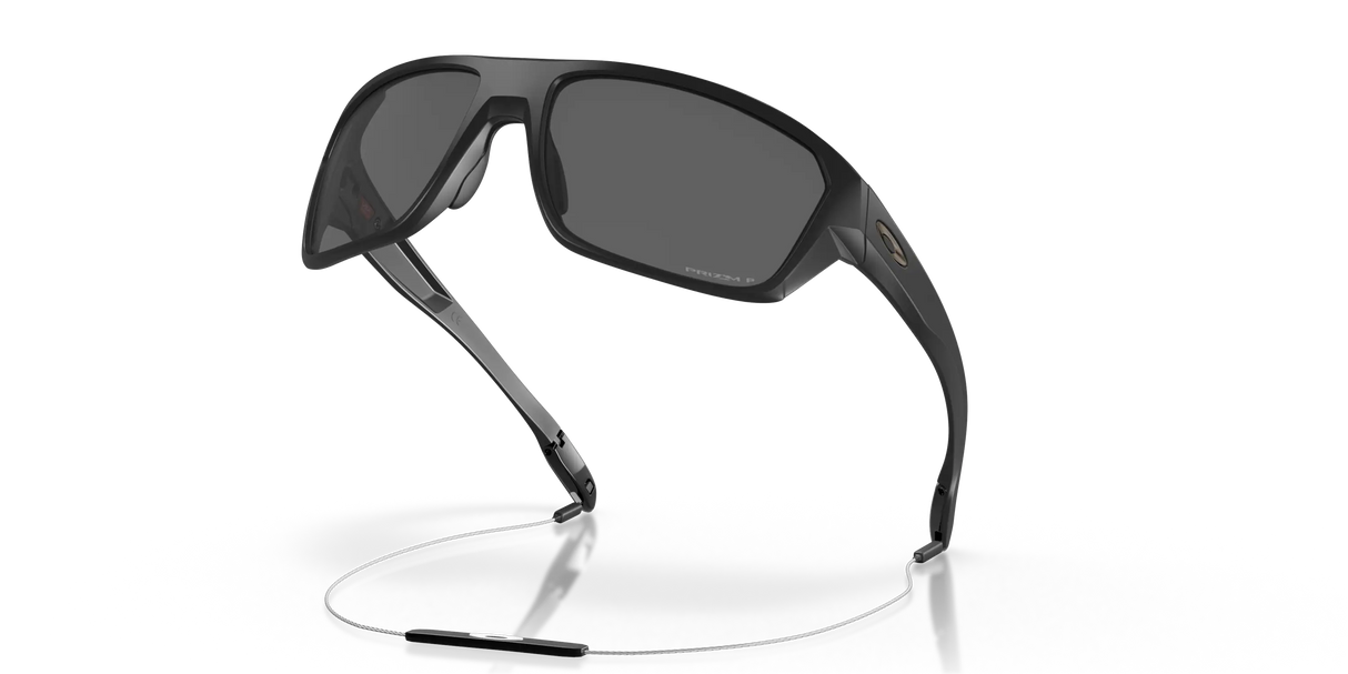 Oakley Split Shot - Matte Black Frame with Prizm Black Polarized Lens-Sunglasses-troggs.com