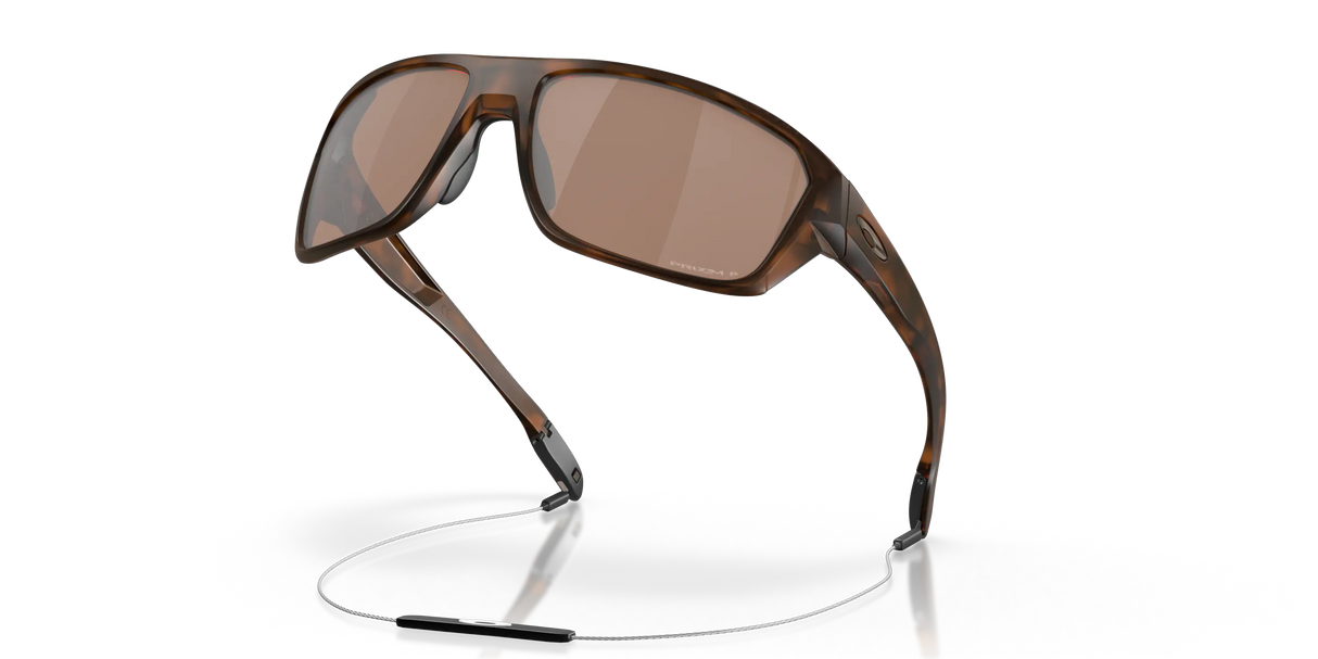 Oakley Split Shot - Matte Brown Tortoise Frame with Prizm Tungsten Polarized Lens-Sunglasses-troggs.com