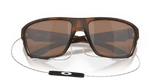Oakley Split Shot - Matte Brown Tortoise Frame with Prizm Tungsten Polarized Lens-Sunglasses-troggs.com