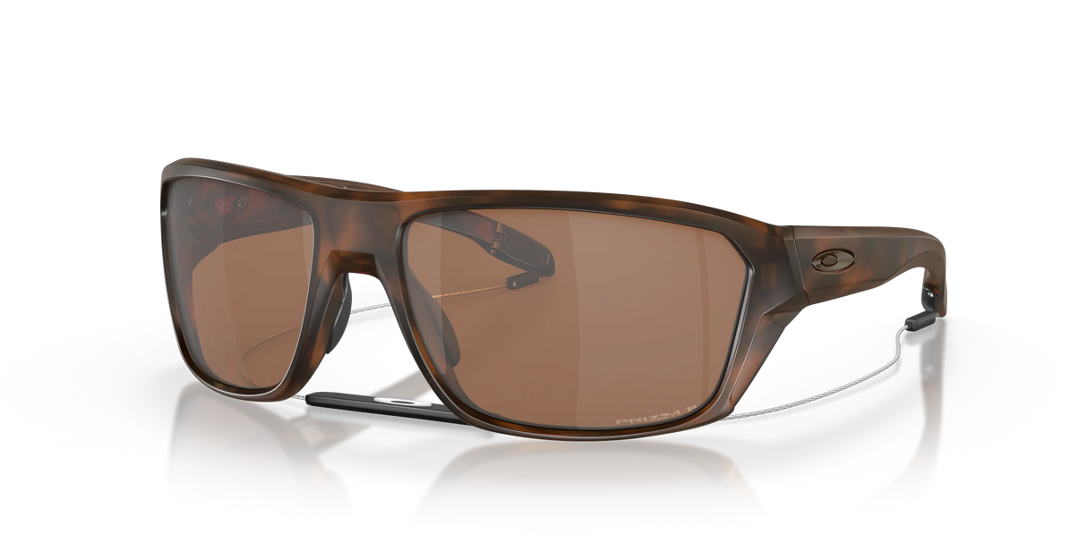 Oakley Split Shot Matte Brown Tortoise Frame with Prizm Tungsten Pol troggs