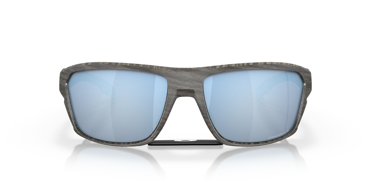 Oakley Split Shot - Woodgrain Frame with Prizm Deep Water Polarized Lens-Sunglasses-troggs.com