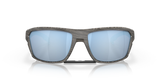 Oakley Split Shot - Woodgrain Frame with Prizm Deep Water Polarized Lens-Sunglasses-troggs.com