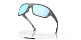Oakley Split Shot - Woodgrain Frame with Prizm Deep Water Polarized Lens-Sunglasses-troggs.com