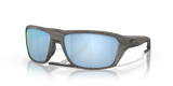 Oakley Split Shot - Woodgrain Frame with Prizm Deep Water Polarized Lens-Sunglasses-troggs.com