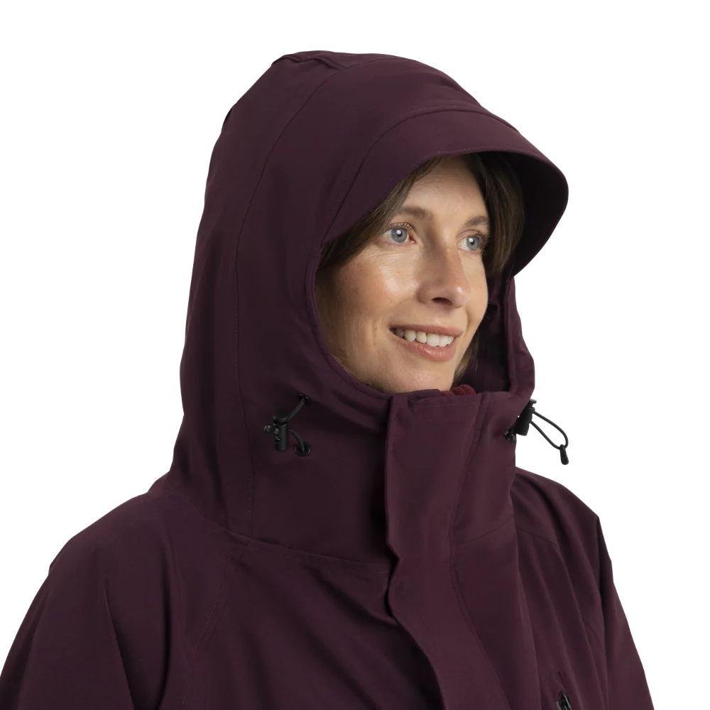 Red Paddle Co Alter Evo Pro Change Jacket Long Sleeve - Rich Burgundy