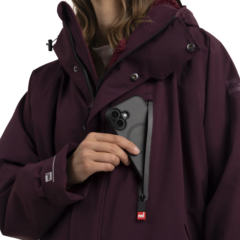 Red Paddle Co Alter Evo Pro Change Jacket Long Sleeve - Rich Burgundy