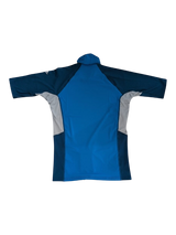 Alder Cruz Adult Short Sleeve Rash Vest - Mid Blue