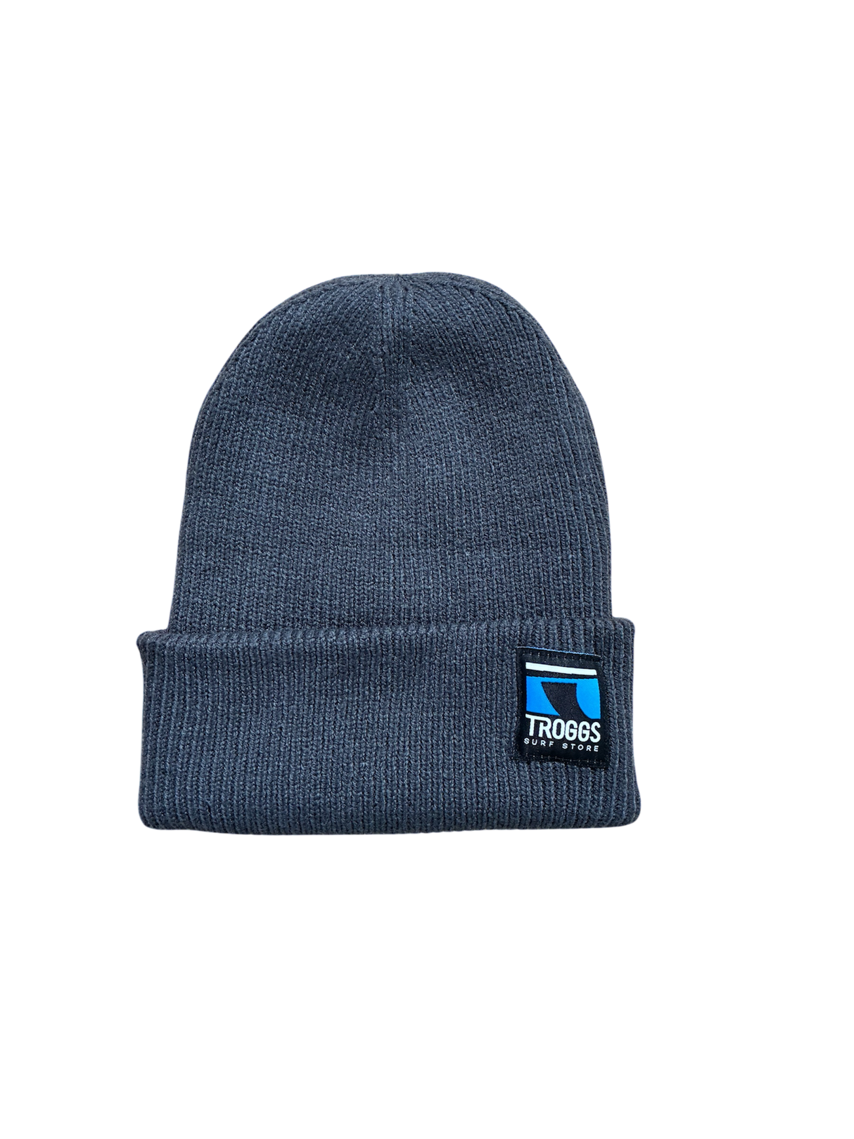 Troggs Ribbed Cuff Beanie - Charcoal