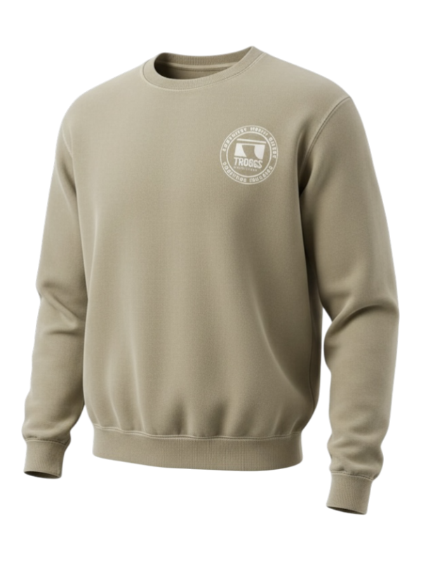 Troggs Independant Washed Sweatshirt - Cement