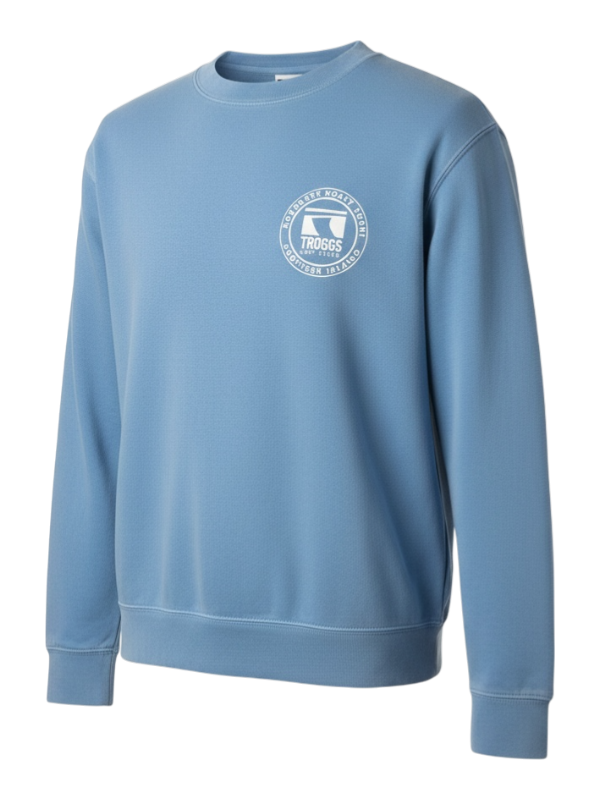 Troggs Independant Washed Sweatshirt - Sky Blue
