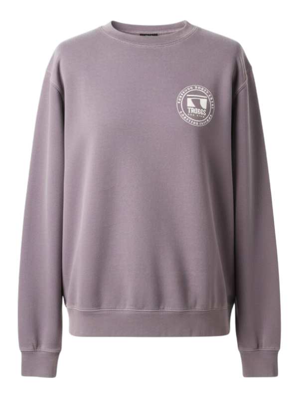 Troggs Independant Washed Sweatshirt - Plumb