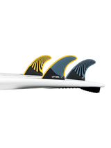 Futures Pyzel Thruster Fins -Blue/Yellow