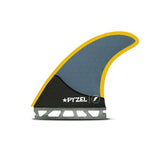 Futures Pyzel Thruster Fins -Blue/Yellow