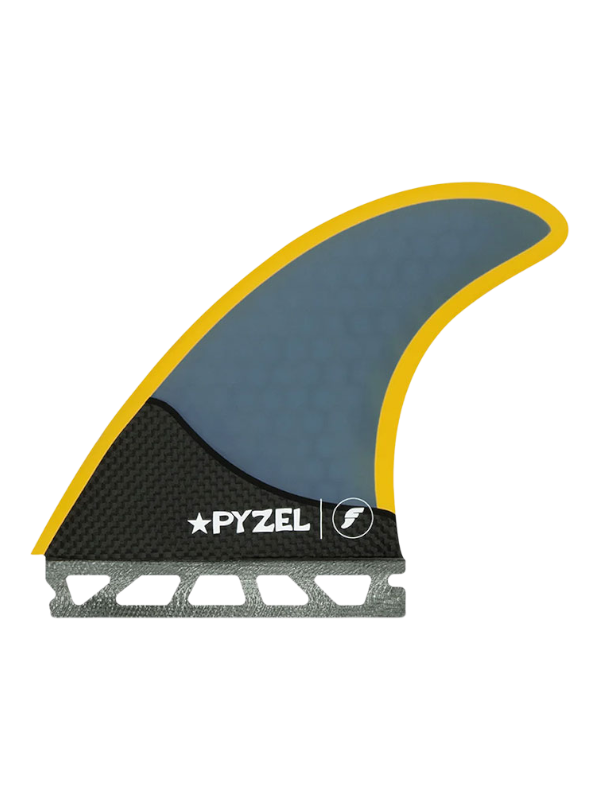Futures Pyzel Thruster Fins -Blue/Yellow